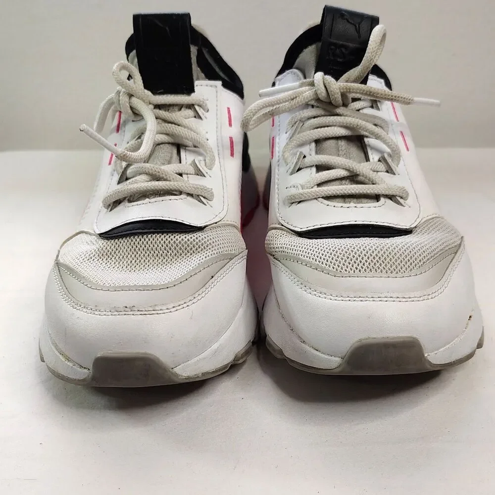PUMA RS-O System 5.5C Girls Sneakers White-Gray Violet-Pink Athletic Shoes